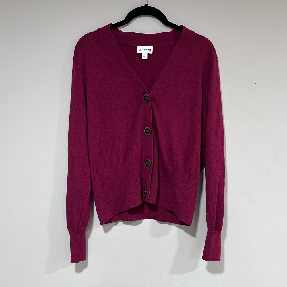 Maroon cardigan